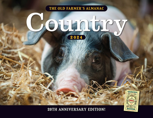 The 2024 Old Farmer’s Almanac Country Calendar book cover by Old Farmer's Almanac