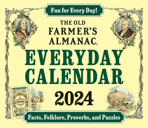 The 2024 Old Farmer’s Almanac Everyday Calendar book cover by Old Farmer's Almanac