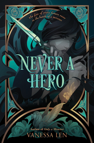 Never a Hero (Only a Monster #2) book cover by Vanessa Len
