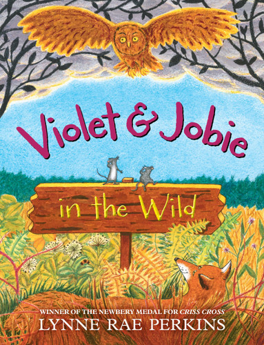 Violet and Jobie in the Wild book cover by Lynne Rae Perkins