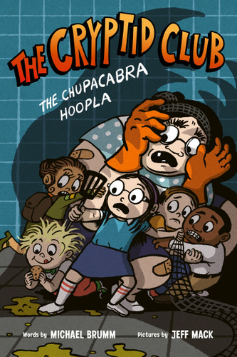 The Cryptid Club #3: The Chupacabra Hoopla: A Graphic Novel (Cryptid Club #3) book cover by Michael Brumm