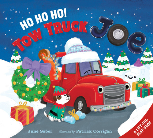 Ho Ho Ho! Tow Truck Joe Lift-the-Flap book cover by June Sobel