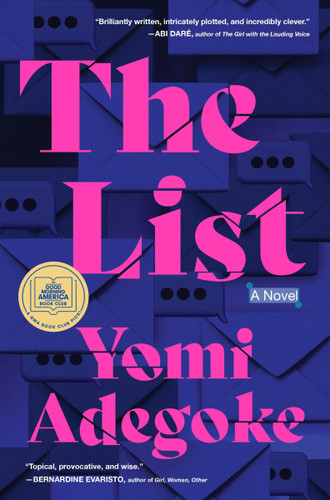 The List: A Novel book cover by Yomi Adegoke