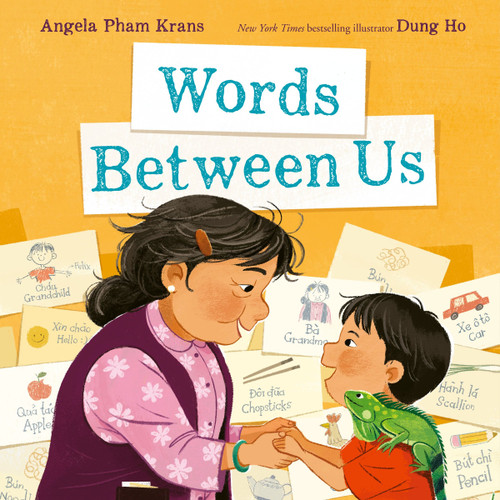 Words Between Us book cover by Angela Pham Krans