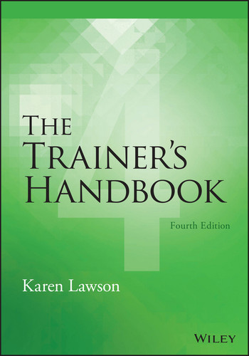 The Trainer's Handbook book cover by Karen Lawson