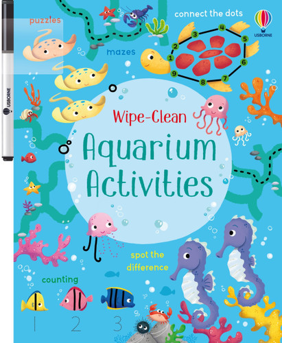 Wipe-Clean Aquarium Activities (Wipe-clean Activities #1) book cover by Kirsteen Robson