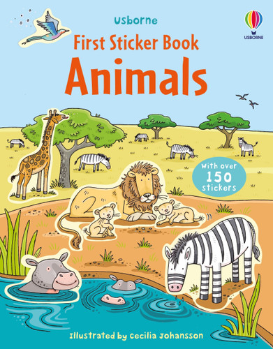 First Sticker Book Animals (First Sticker Books #11) book cover by Jessica Greenwell