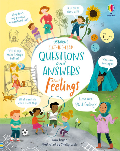 Lift-the-Flap Questions and Answers About Feelings (Questions and Answers) book cover by Lara Bryan