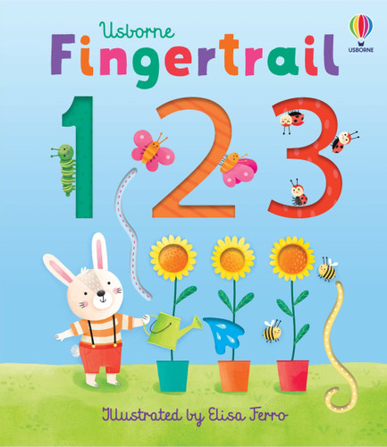 Fingertrail 123: A Kindergarten Readiness Book For Kids (Fingertrails) book cover by Felicity Brooks