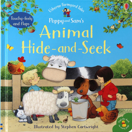 Poppy and Sam's Animal Hide-and-Seek (Farmyard Tales) book cover by Jenny Tyler