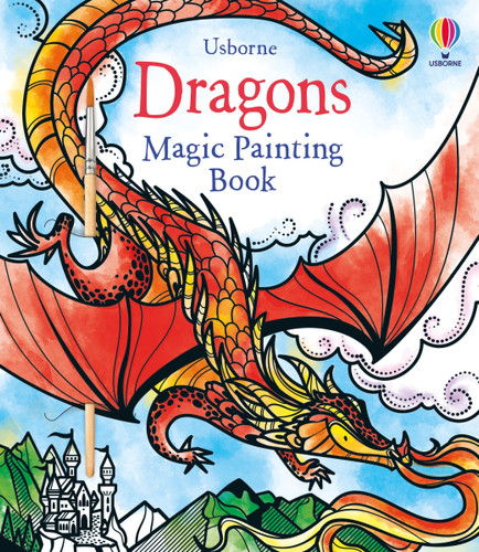 Dragons Magic Painting Book (Magic Painting Books) book cover by Fiona Watt