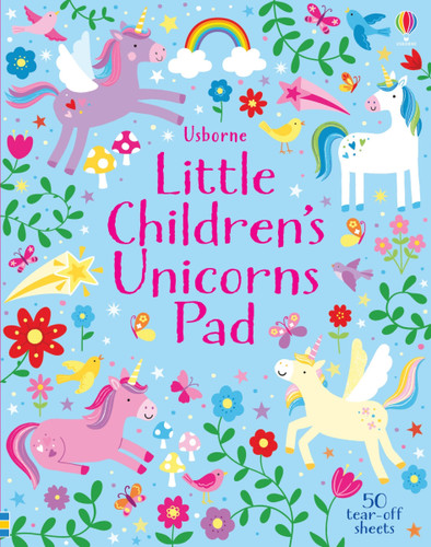 Little Children's Unicorns Pad (Children's Puzzles) book cover by Kirsteen Robson