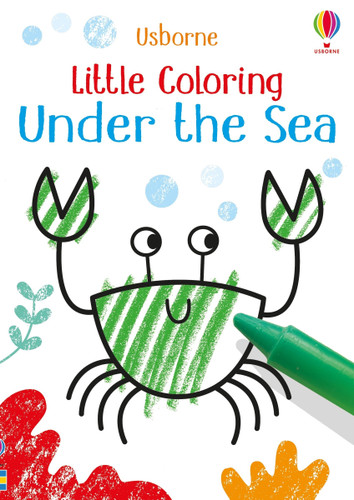 Little Coloring Under the Sea (Little Coloring) book cover by Kirsteen Robson