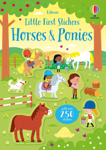Little First Stickers Horses and Ponies (Little First Stickers) book cover by Kirsteen Robson