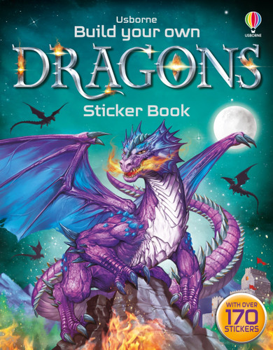 Build Your Own Dragons Sticker Book (Build Your Own Sticker Book) book cover by Simon Tudhope