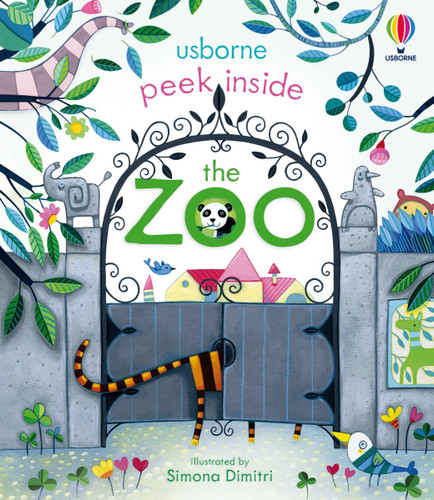 Peek Inside The Zoo (Peek Inside) book cover by Anna Milbourne