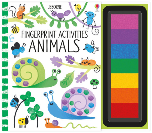 Fingerprint Activities Animals (Fingerprint Activities) book cover by Fiona Watt