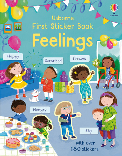 First Sticker Book Feelings (First Sticker Books) book cover by Holly Bathie