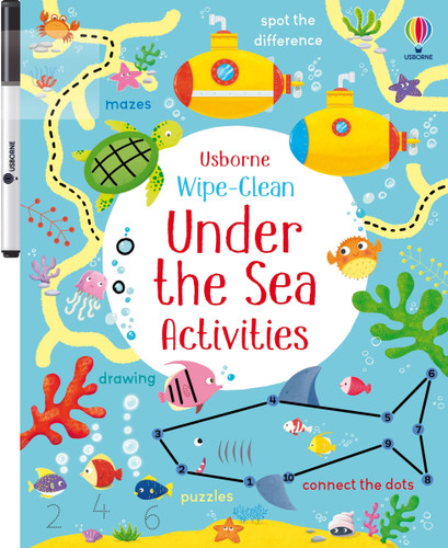 Wipe-Clean Under the Sea Activities (Wipe-clean Activities) book cover by Kirsteen Robson