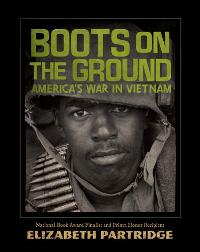 Boots on the Ground: America's War in Vietnam book cover by Elizabeth Partridge