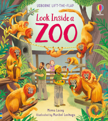 Look Inside a Zoo (Look Inside) book cover by Minna Lacey