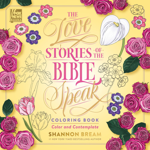 The Love Stories of the Bible Speak Coloring Book: Color and Contemplate (Women of the Bible Coloring Books) book cover by Shannon Bream