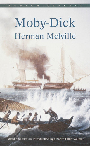 Moby-Dick book cover by Herman Melville