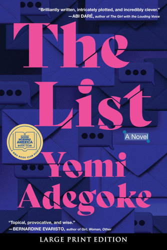 The List: A Novel book cover by Yomi Adegoke