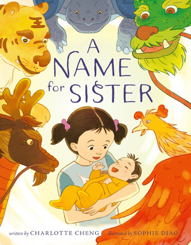 A Name for Sister book cover by Charlotte Cheng