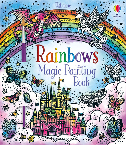 Rainbows Magic Painting Book (Magic Painting Books) book cover by Abigail Wheatley