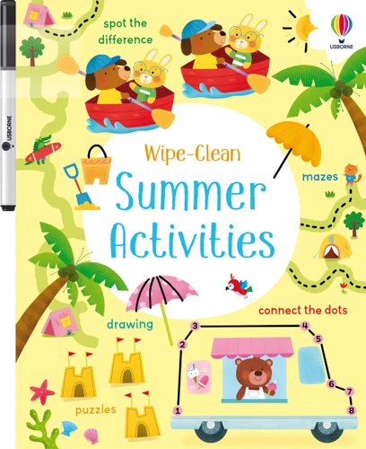 Wipe-Clean Summer Activities (Wipe-clean Activities) book cover by Kirsteen Robson