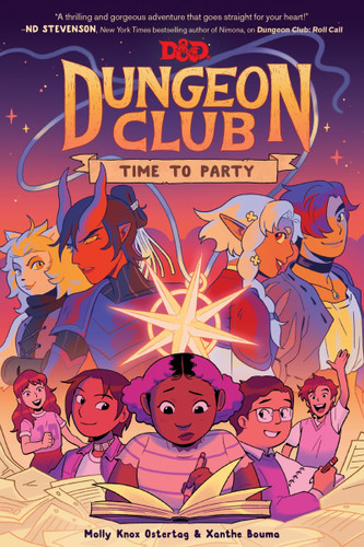 Dungeons & Dragons: Dungeon Club: Time to Party: A Graphic Novel (Dungeons & Dragons: Dungeon Club #2) book cover by Molly Knox Ostertag