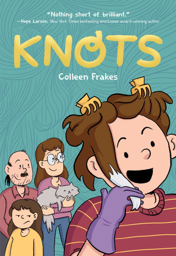 Knots: A Graphic Novel book cover by Colleen Frakes
