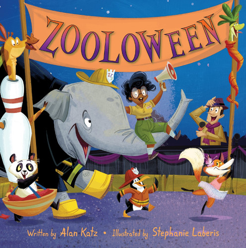 Zooloween book cover by Alan Katz
