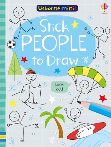 Stick People to Draw (Usborne Minis) book cover by Sam Smith