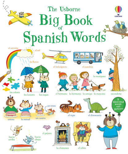 Big Book of Spanish Words (Big Book of Words) book cover by Mairi Mackinnon, Hannah Wood