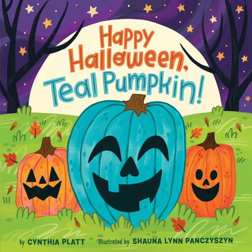 Happy Halloween, Teal Pumpkin! book cover by Cynthia Platt