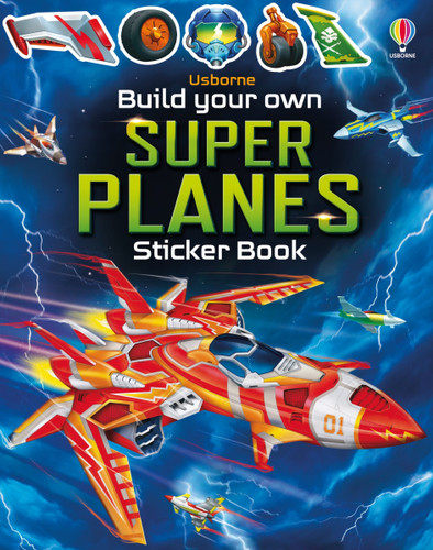 Build Your Own Super Planes (Build Your Own Sticker Book) book cover by Simon Tudhope