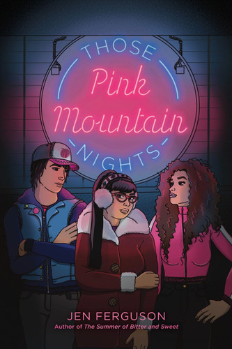 Those Pink Mountain Nights book cover by Jen Ferguson