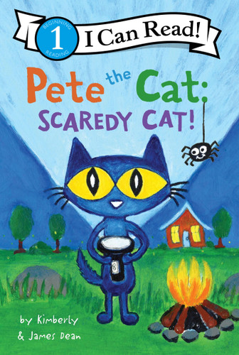 Pete the Cat: Scaredy Cat! (I Can Read Level 1) book cover by James Dean, Kimberly Dean