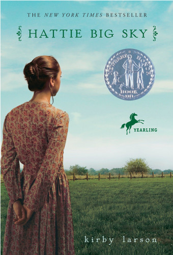 Hattie Big Sky (Hattie Series) book cover by Kirby Larson