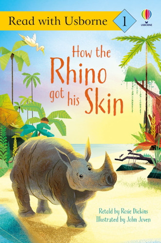 How the Rhino Got His Skin (Read with Usborne) (Read with Usborne) book cover by Rosie Dickins