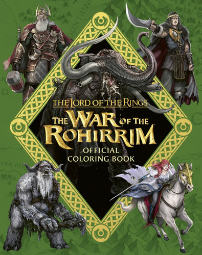 The Lord of the Rings: The War of the Rohirrim Official Coloring Book book cover by Warner Brothers
