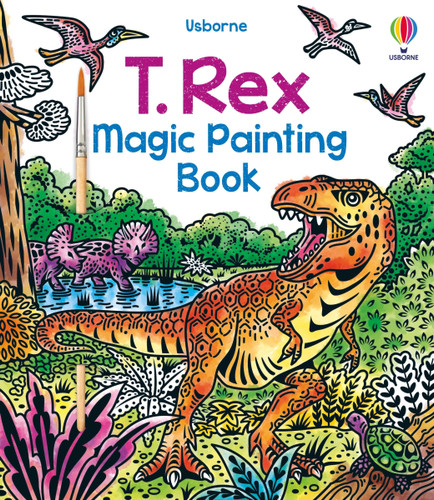 T. Rex Magic Painting Book (Magic Painting Books) book cover by Sam Baer