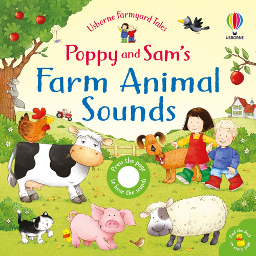 Poppy and Sam's Farm Animal Sounds (Farmyard Tales Poppy and Sam) book cover by Sam Taplin