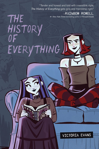 The History of Everything: A Graphic Novel book cover by Victoria Evans