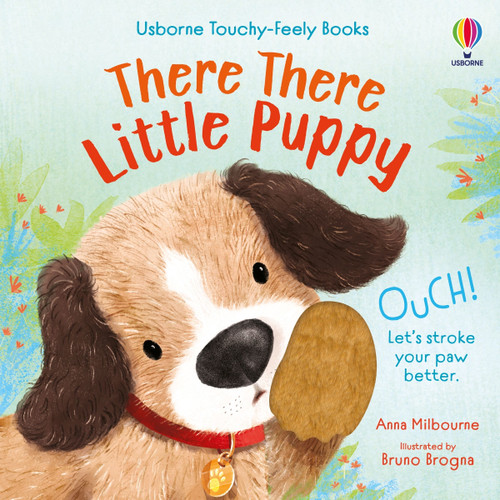 There There Little Puppy (Usborne Touchy Feely Books) book cover by Anna Milbourne