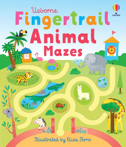 Fingertrail Animal Mazes (Fingertrails) book cover by Felicity Brooks