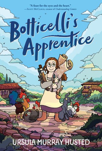 Botticelli's Apprentice: A Graphic Novel book cover by Ursula Murray Husted