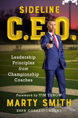 Sideline CEO: Leadership Principles from Championship Coaches book cover by Marty Smith
